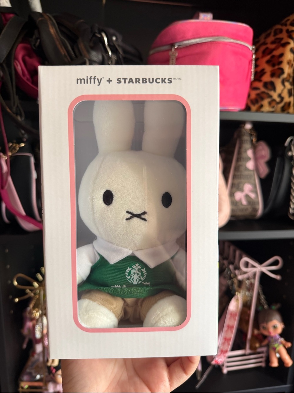 miffy x Starbucks Boxed Plush — Cream & Green